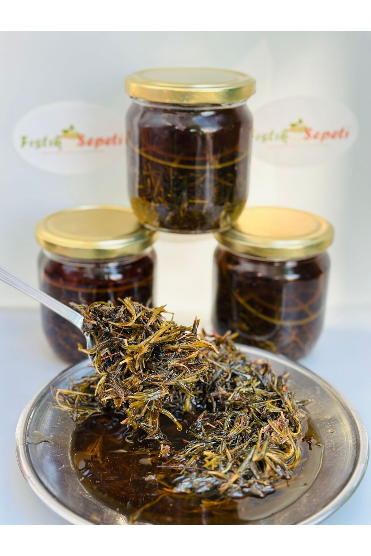 Doğal Zeytinyağlı Salamura Dağ Kekiği 350 g 1 Adet ( Kahvaltılık Zahter Turşusu )