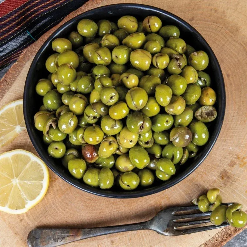 Yeşil Zeytin Çekirdeksiz Barak 4500 cc bidon