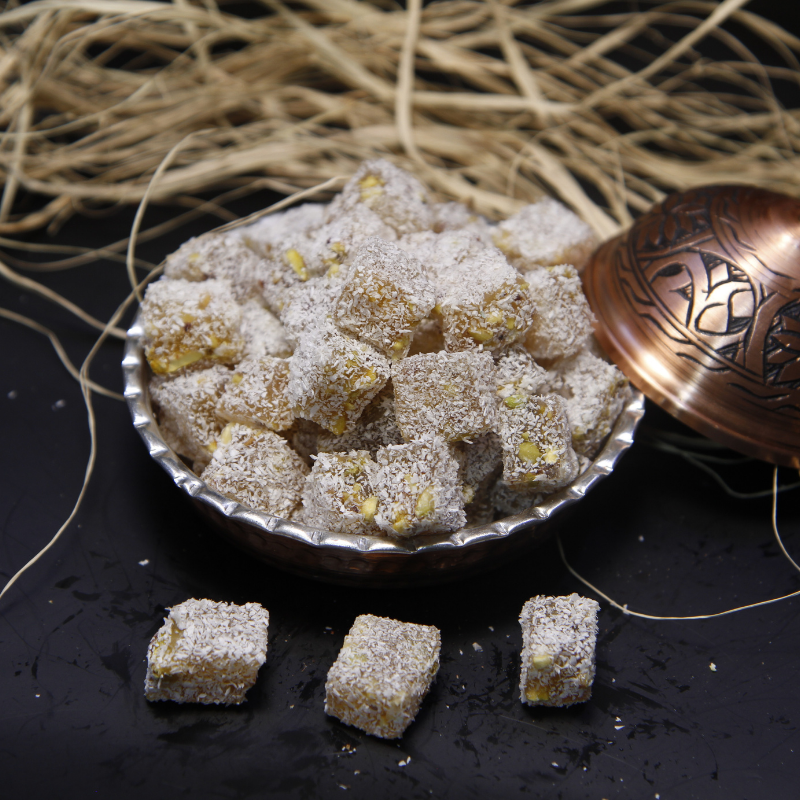 Çifte Kavrulmuş Antep bol fıstıklı  lokum