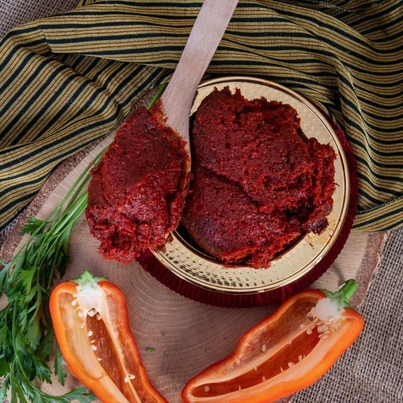 Fıstık Septi Biber Salçası Acı 1.kg