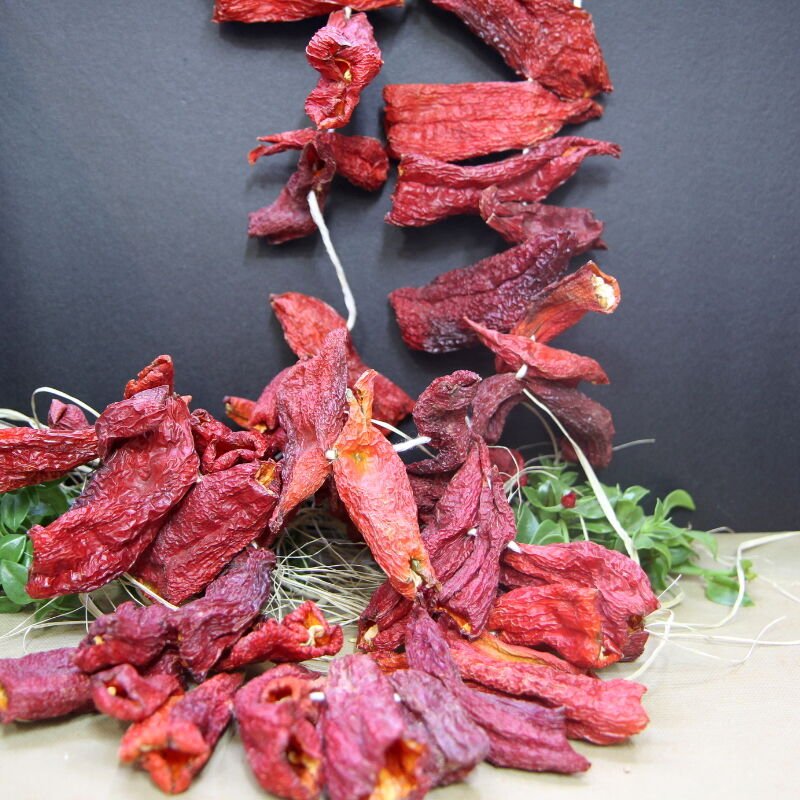 Kurutmalık Tatlı Kapya Biber Dizimli Ip