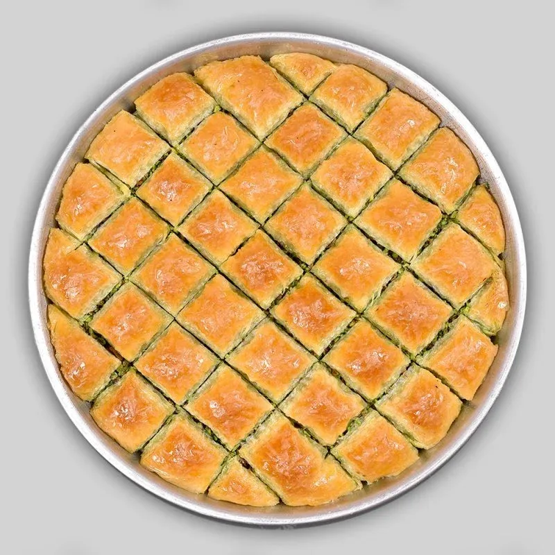 Antep Fıstıklı Kuru Baklava 1150 G Tepsi