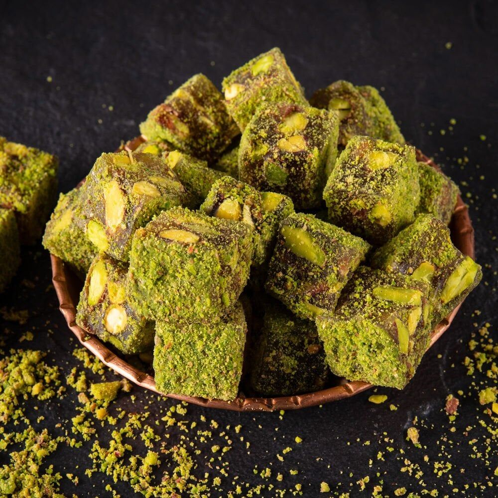 Bol Antep Fıstıklı & Toz Fıstık Kaplı Çifte Kavrulmuş