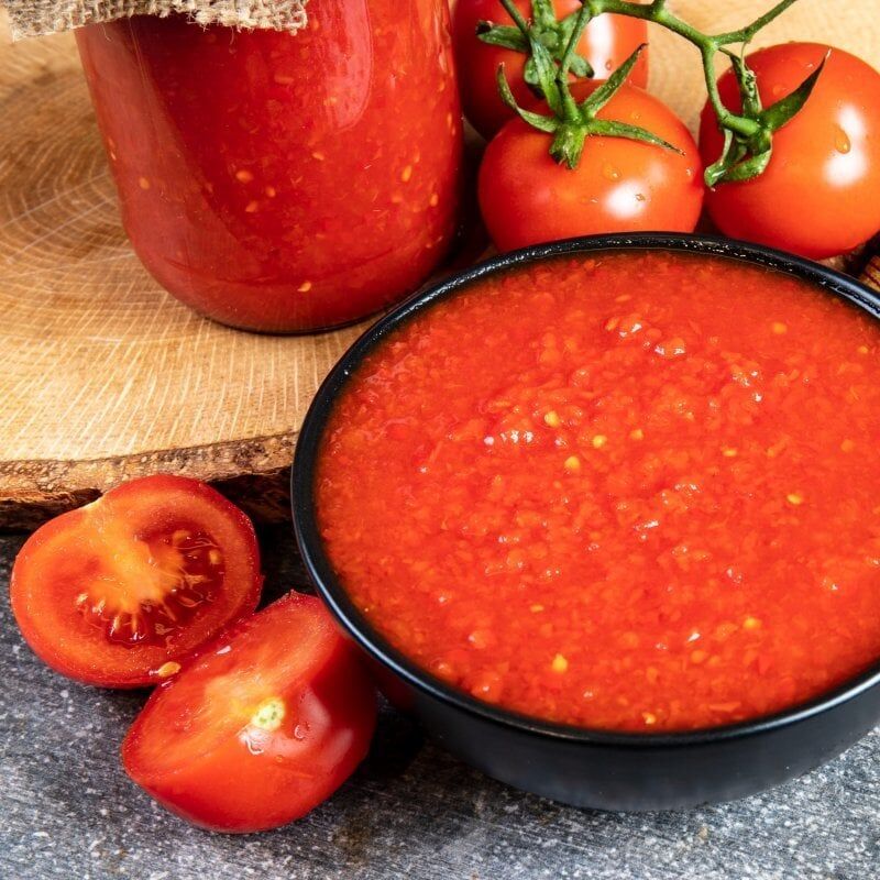 Domates Konservesi ( Ev Yapımı) Net 600 g - 660 cc Kavanoz