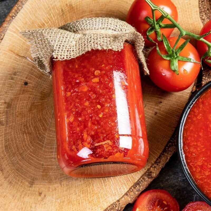 Domates Konservesi ( Ev Yapımı) Net 600 g - 660 cc Kavanoz