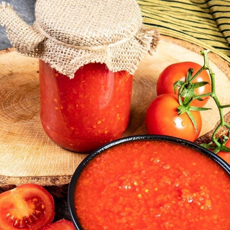 Domates Konservesi ( Ev Yapımı) Net 600 g - 660 cc Kavanoz