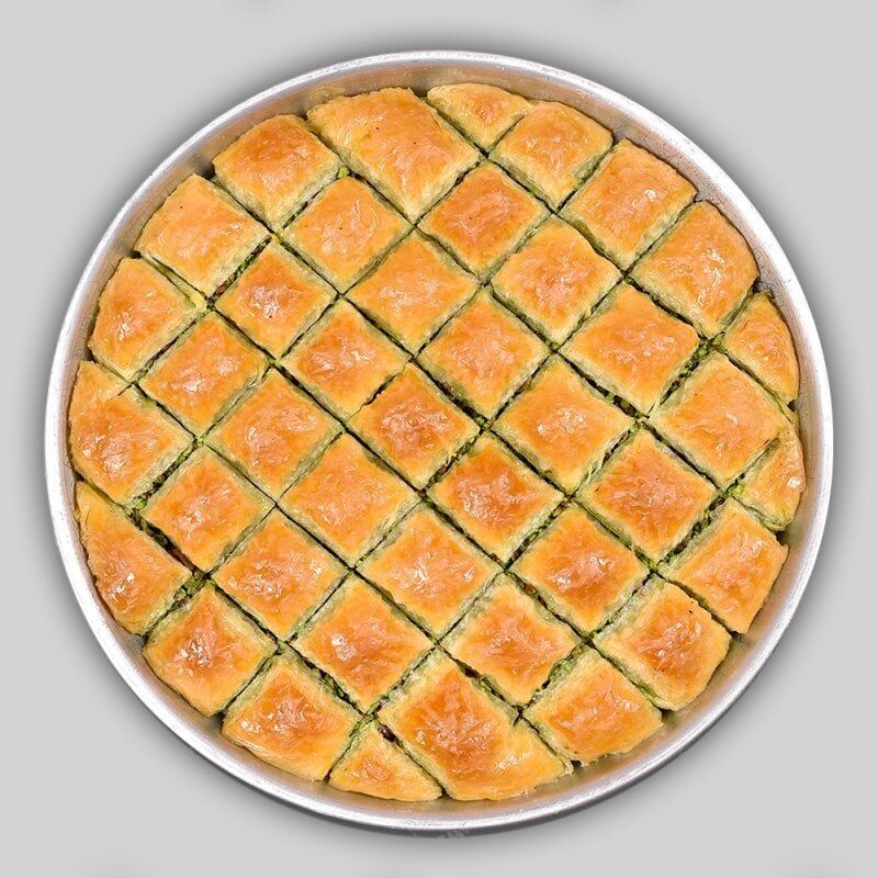 Antep Fıstıklı Özel Kare Baklava 1150 G Tepsi + Hızlı Kargo (Ertesi Gün Teslim İst.-Ank.-İzmir