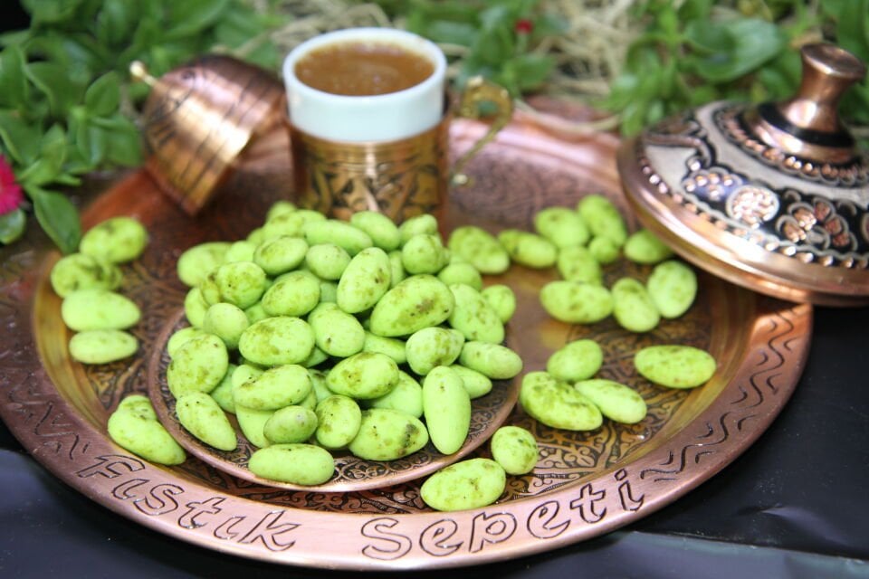 Fıstıklı Badem Şekeri